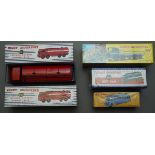 943 Leyland Octopus Tanker Esso x 2, 514 Guy Van, 935 Leyland Octopus Flat Truck with chains, 29E