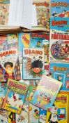 A collection of assorted early 1970s comics including Beano, Victor, Whizzer & Chips, Dandy, Sparky,