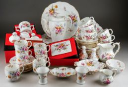 A quantity of Royal Crown Derby "Derby Posies" pattern tea, dinner and giftware, some items boxed,