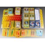 Large collection of Pokemon cards in binder to include - Jungle, Fossil, Team Rocket and assorted