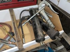 Lot with Various Grease Pumps