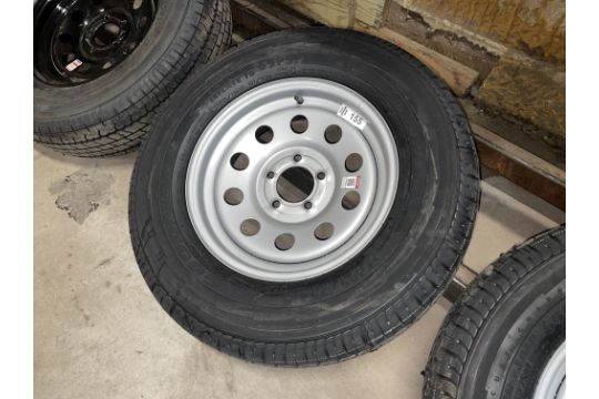Good Year Endurance ST205/75R15 Trailer Tire with 5-Lug Wheel Rim