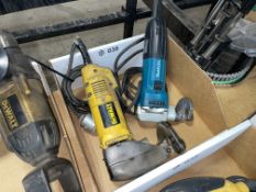Lot with a DeWalt Electric Shear and Makita Electric Shear