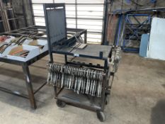 Welding Cart with Various Wide Opening Locking C-Clamps