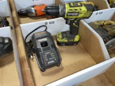 Ryobi Battery Powered Drill with Charger