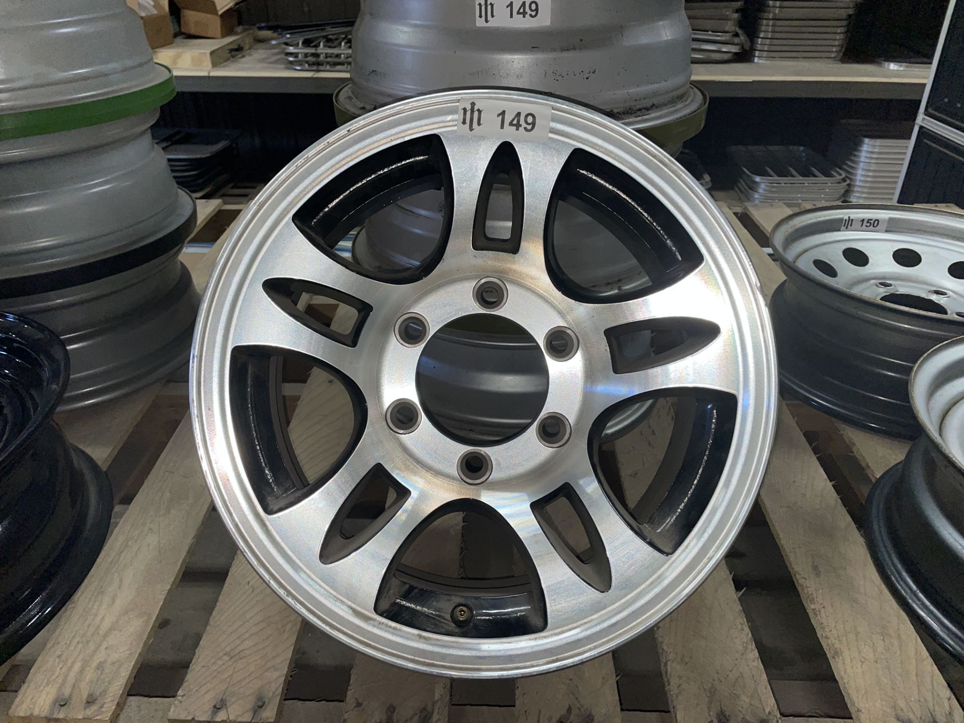 Lot of (4) Aluminum Wheel Rims, 15