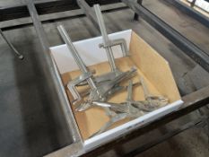 Lot with Various F-Style Locking Weld Clamps
