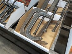Lot with (3) Various Size C-Clamps