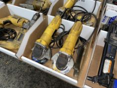 Lot with (2) DeWalt Electric Angle Grinders