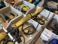 Lot with (2) DeWalt Electric Angle Grinders