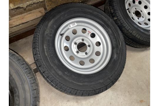 Good Year Endurance ST205/75R15 Trailer Tire with 5-Lug Wheel Rim