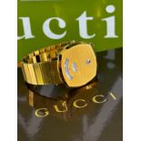 Gucci Grip Gold Watch, 38mm YA157409