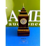 Elie Bleu Tabletier Decor Desk Clock