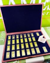 2022 Set American Mint $170 Million U.S. Coinage 29-piece Ingot Set 24k Gold