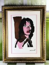 Andy Warhol-(1928-1987) Jagger Numbered Lithograph 86/100