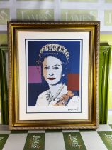 Andy Warhol-(1928-1987) Elizabeth Classic Numbered Lithograph # 85/100
