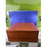 Elie Bleu Handmade Mahogany 75 Count Humidor Rrp- £ 2k