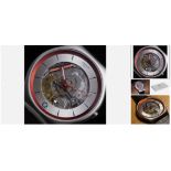 Swatch James Bond 007 Q 42mm Brown Leather Strap (SS07Z100)