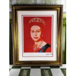 Andy Warhol-(1928-1987) Elizabeth Numbered Lithograph # 48/100