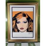 Andy Warhol-(1928-1987) Blondie Numbered Lithograph #25/100 Rare Example(Orange)