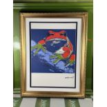 Andy Warhol-(1928-1987)`Butterfly` Numbered Lithograph #74/100