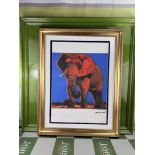 Andy Warhol-(1928-1987)`The Elephant` Numbered Lithograph #84/100