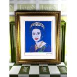 Andy Warhol-(1928-1987) Elizabeth Numbered Lithograph # 41/100