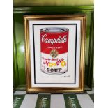 Andy Warhol-(1928-1987) Campbells Numbered Lithograph #42/100