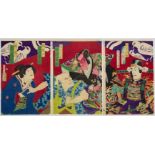 Chikashige Morikawa, Kabuki Play, Meiji Period Ukiyo-e