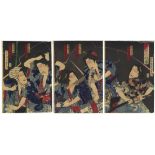 Kunichika, Satsukiame Gonin Inazuma, Kabuki Irezumi