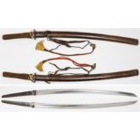 Katana Mumei with Military Leather Koshirae