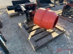 CONCRETE MIXING BARREL MINI SKID STEER ATTACHMENT