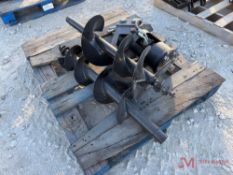 HYDRAULIC AUGER W/ 2 BITS MINI EXCAVATOR ATTACHMENT