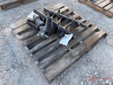 HYDRAULIC AUGER W/ 2 BITS MINI EXCAVATOR ATTACHMENT