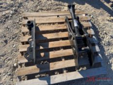 HYDRAULIC EXCAVATOR THUMB & MOUNTING PLATE