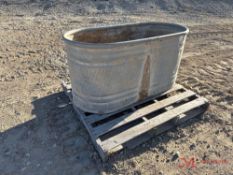 GALVANIZED WATER TROUGH