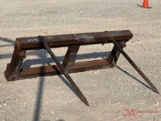 HAY SPEAR TRACTOR ATTACHMENT