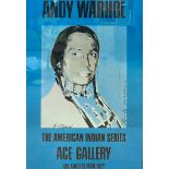 Andy Warhol (American, 1928-1987) - 'The American Indian Series, Ace Gallery' 1977 lithographic