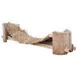 Jose Zanine Caldas (1919-2001) - 'Sofa com Rede', hardwood and rope hammock sofa with exposed