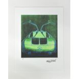 Andy Warhol (American, 1928-1987) - Mercedes-Benz C111 (1986), limited edition lithograph with