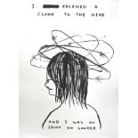 David Shrigley (b. 1968) - Four Shrig Shop posters; 2 x 'I Received a Clonk to The Head' (2021), 'Do