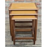G Plan - Vintage 'Astro' teak nest of tables, H 51cm x W 50cm x D 50cm