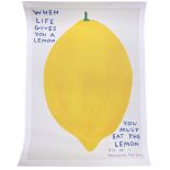 David Shrigley (British, b. 1968) - 'When Life Gives You a Lemon' (2021), offset lithograph, printed