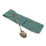 Elsa Peretti for Tiffany - 'Padova' infant feeding spoon, sterling silver, 15.5cm long, Tiffany