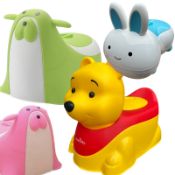 25x BRAND NEW COOLBITZ POTTYS - MIXED STYLES, FUN CHARACTERS, ALL BOXED (BOXES SLIGHTLY TATTY)