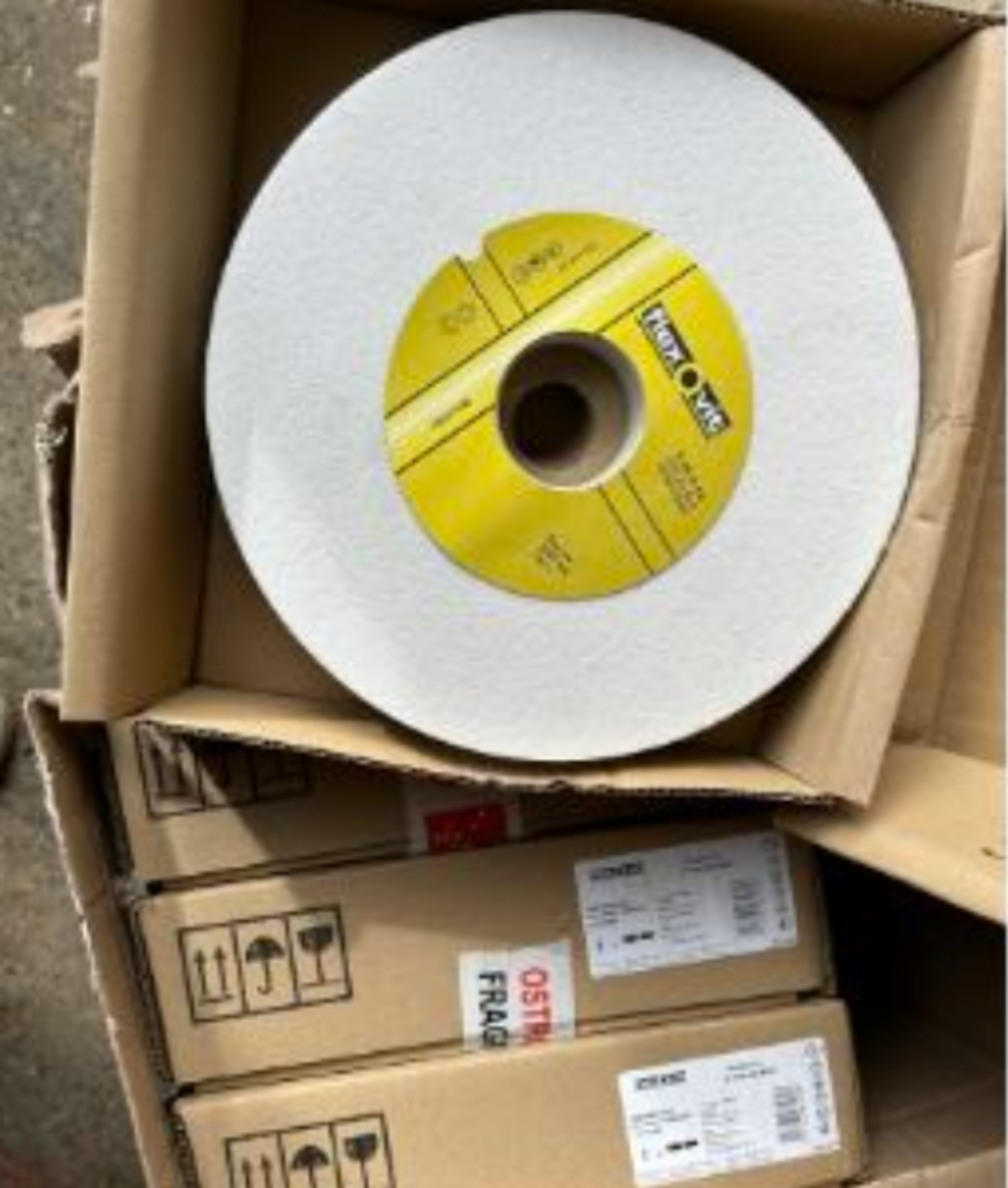 7x FLEXOVIT WA60KVL C1 300x13x127mm GRIT SURFACE GRINDING WHEELS PRECISION TOOL ABRASIVE GRAIN NEW