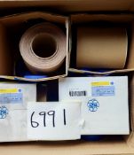5 X HERMES 81 X 153MM SANDING ROLL P100 VC152 SK