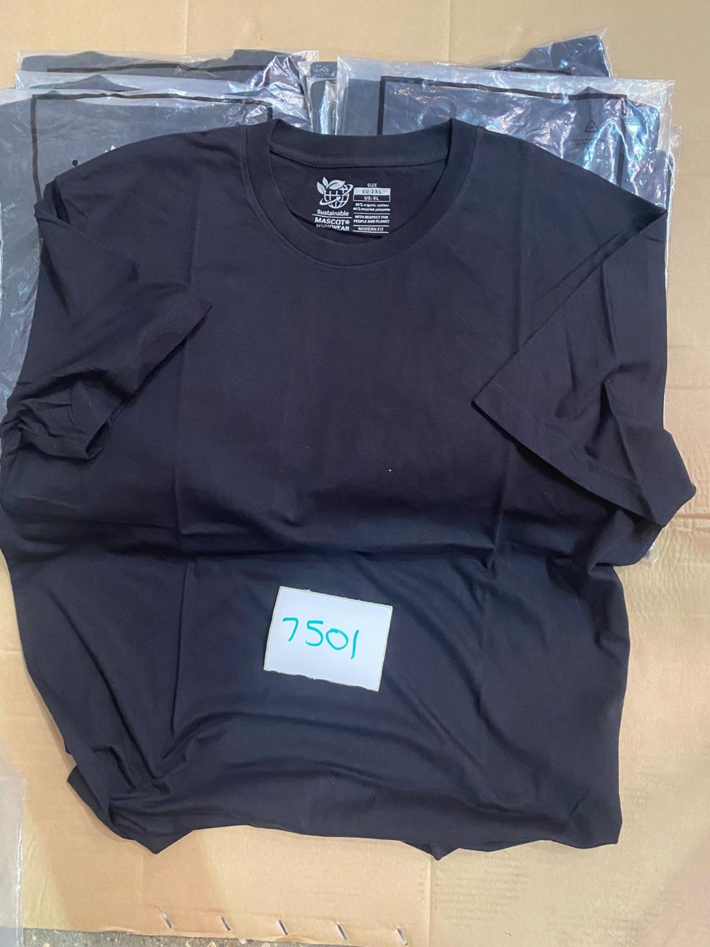 14 X MASCOT BLACK TEE SHIRTS XXL