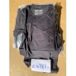 18 X MASCOT CORPORATE BLACK LADIES FIT EU SIZE M 35.5" TEE SHIRTS