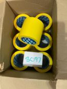 7 X ROLLS YELLOW ADVANCE PVC INSULATION TAPE 100MMX33MT
